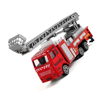Lieti Automobilio Modelio Realus Gyvas Fire Truck Maišytuvas Sunkvežimių, Ekskavatorių Inžinerijos Žaislas Vandeniui Kasybos Automobilių, Sunkvežimių Vaikams, Žaislai