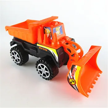 Pigūs kūrybos automobilio modelį Inercinės plastiko buldozeris vaikams, žaislų, dovanų