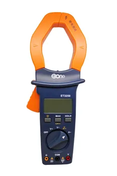 ET3250 Skaitmeninis apkabos metrų AC ammeter indikatorius automatinis diapazonas voltmeter su apkaba, šviesa ir apšvietimas